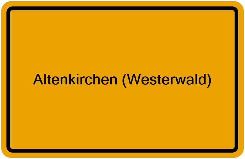 Handelsregisterauszug Altenkirchen (Westerwald)